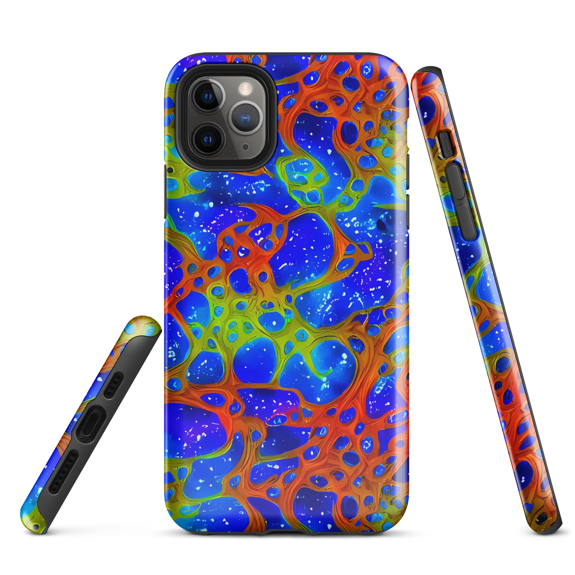 Electric Microcosm on Tough Case for iPhone® — Front