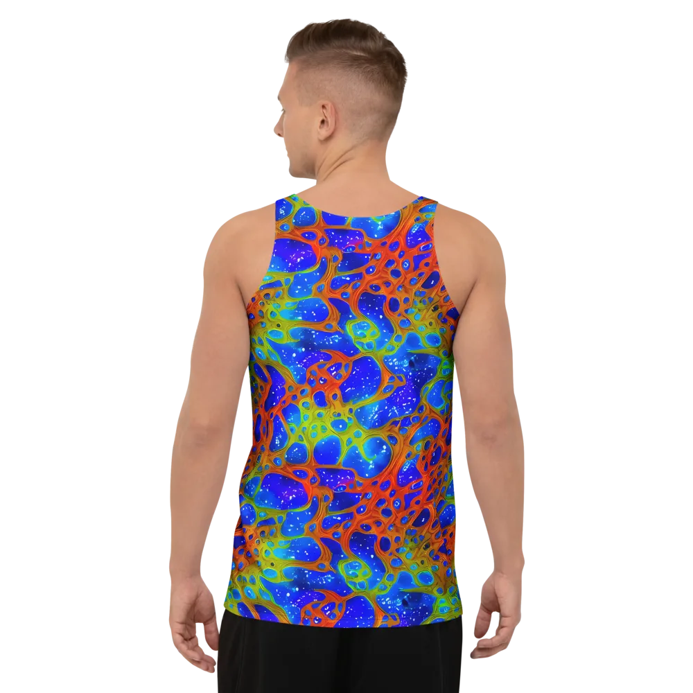 Electric Microcosm on Men's Tank Top — Back