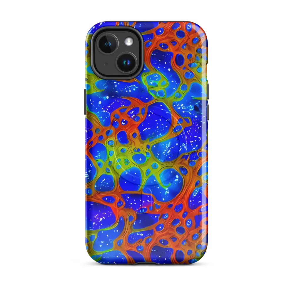 Electric Microcosm on MagSafe Tough Case for iPhone® — Front