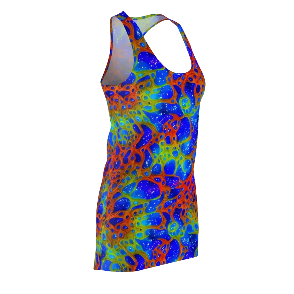 Electric Microcosm on Racerback Dress — Front Side