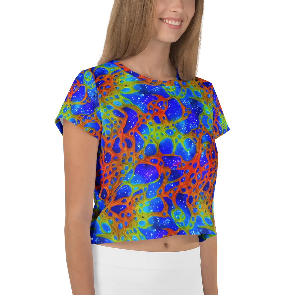 Electric Microcosm on Crop Tee — Right