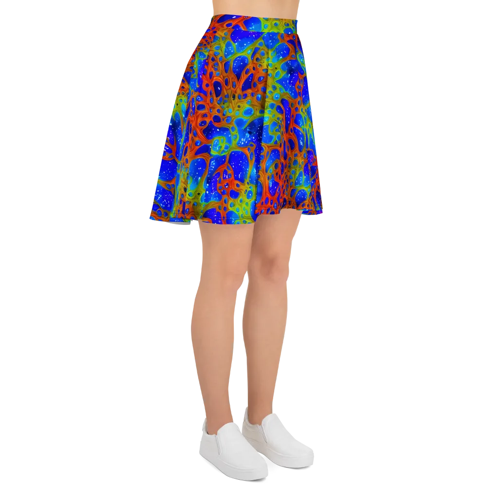 Electric Microcosm on Skater Skirt — Right