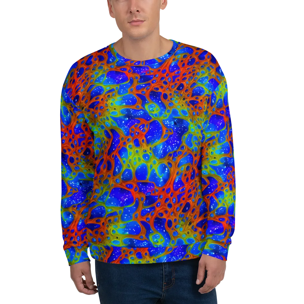 Electric Microcosm on Sweatshirt — Front