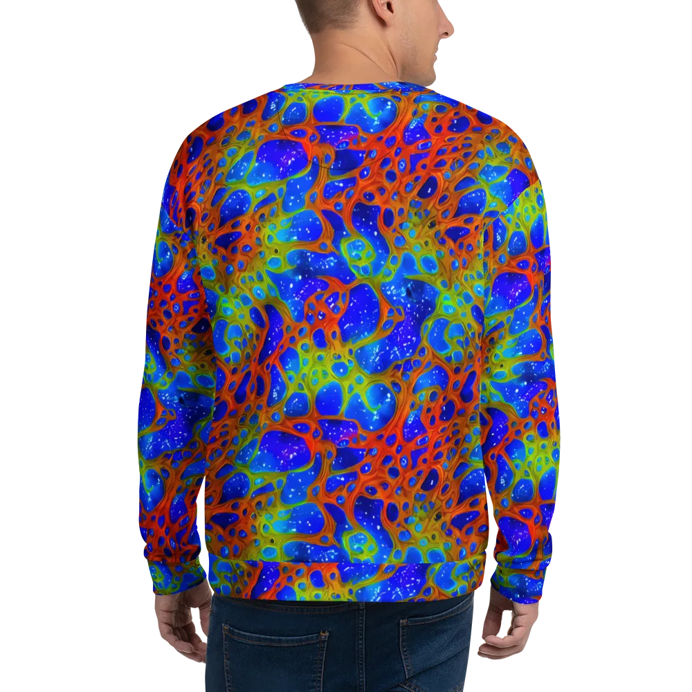 Electric Microcosm on Sweatshirt — Back