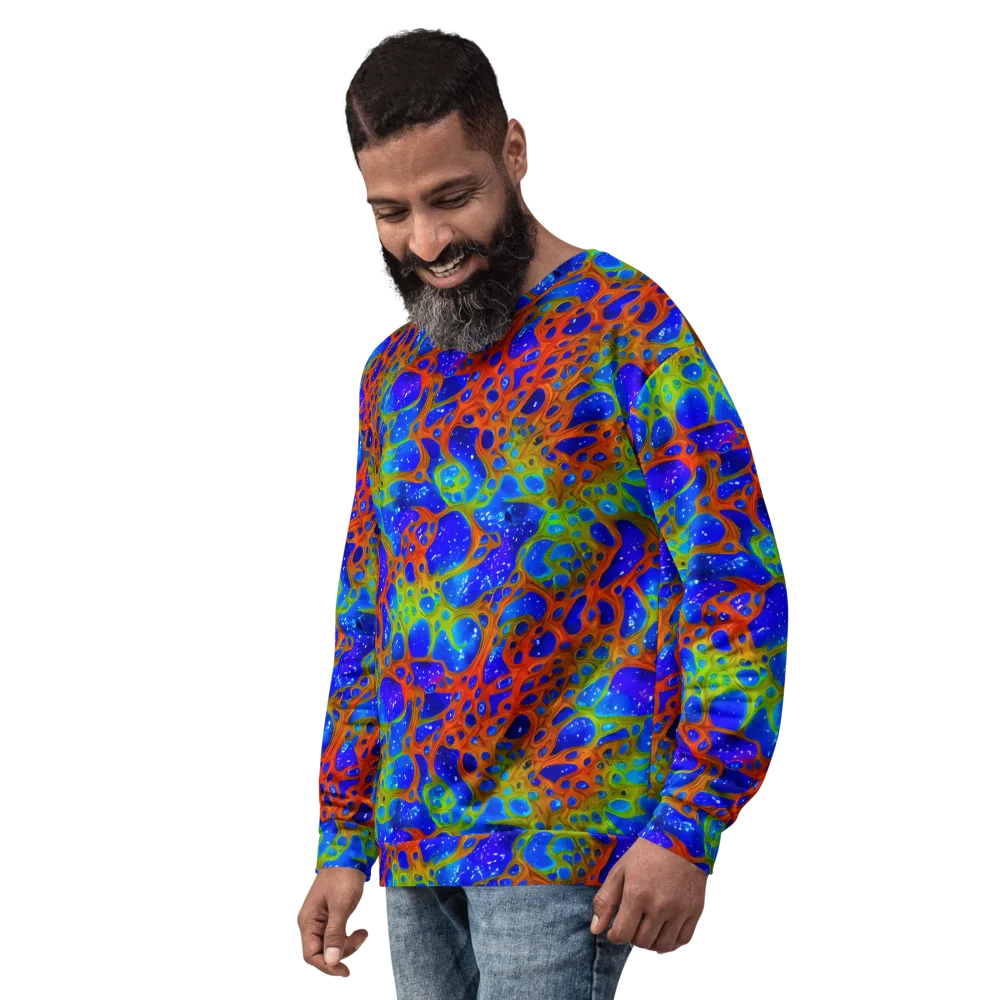 Electric Microcosm on Sweatshirt — Left Front