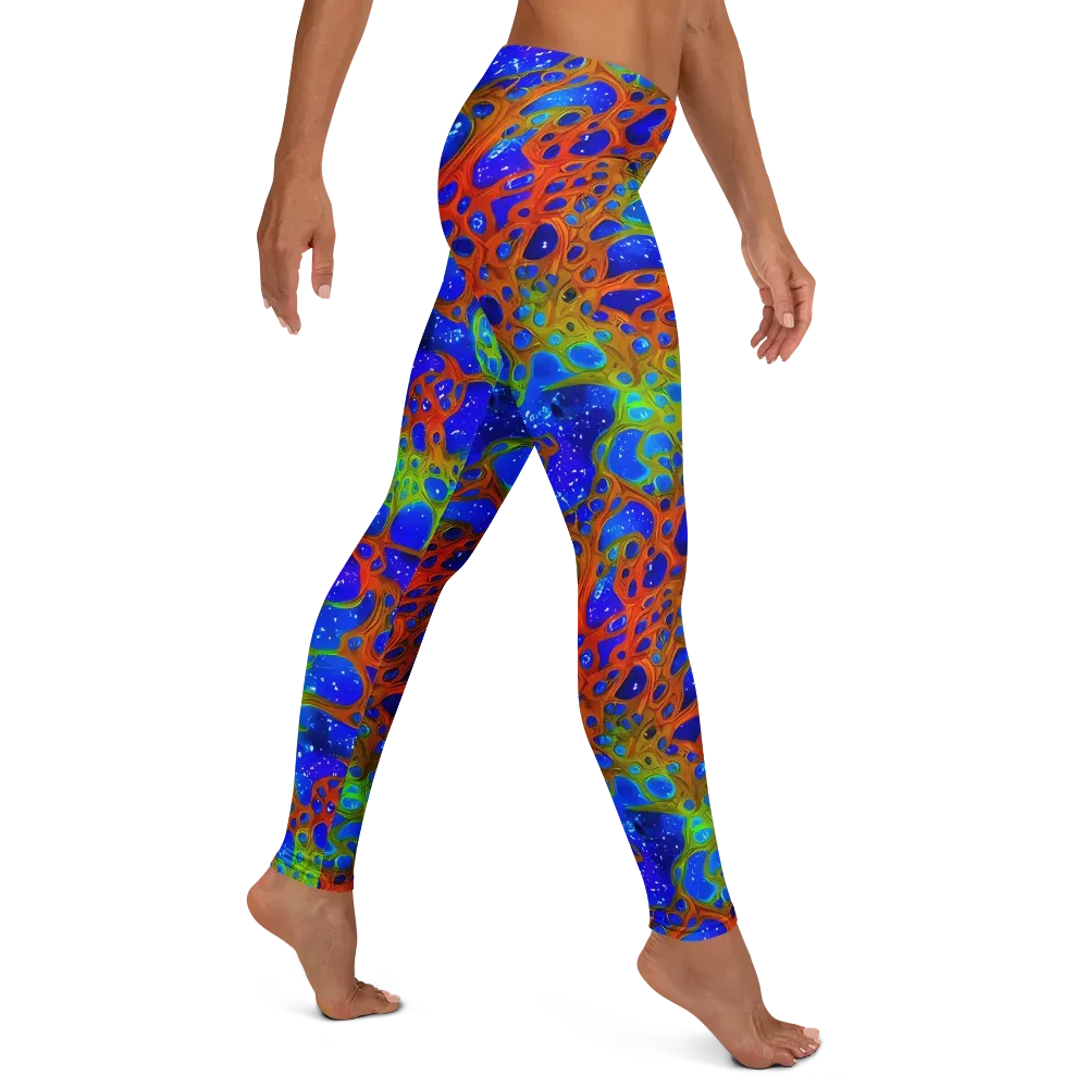 Electric Microcosm on Leggings — Right