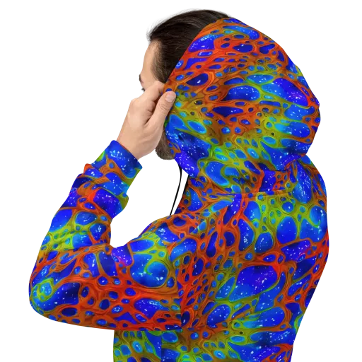 Electric Microcosm on a Hoodie