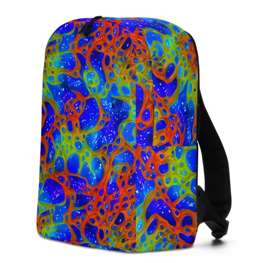 Electric Microcosm on a Minimalist Backpack