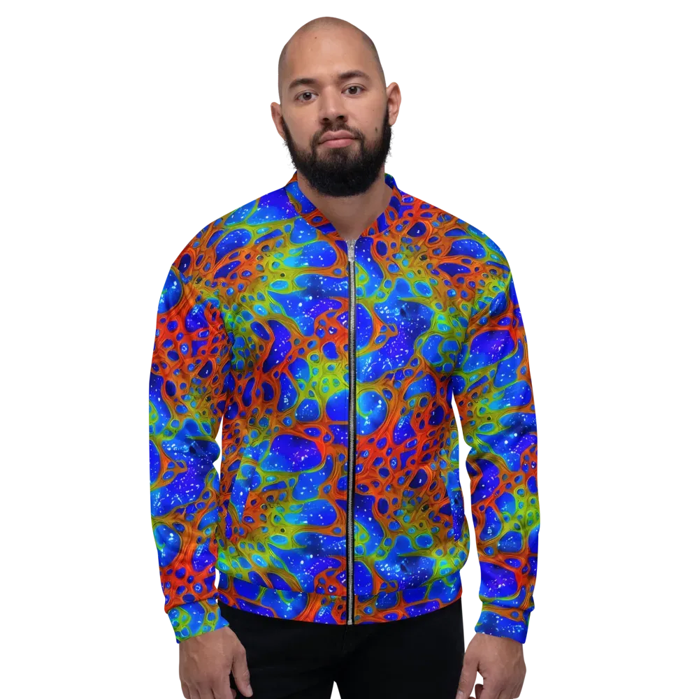 Electric Microcosm on Bomber Jacket — Front