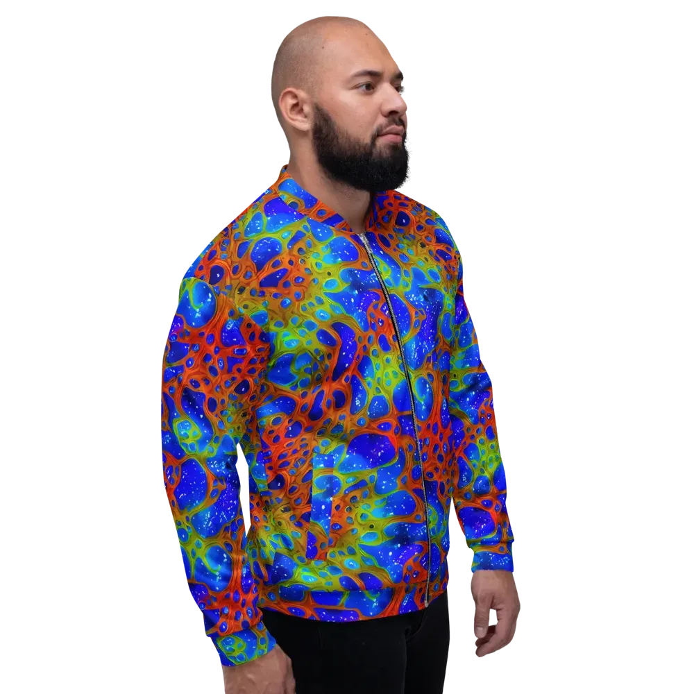 Electric Microcosm on Bomber Jacket — Right