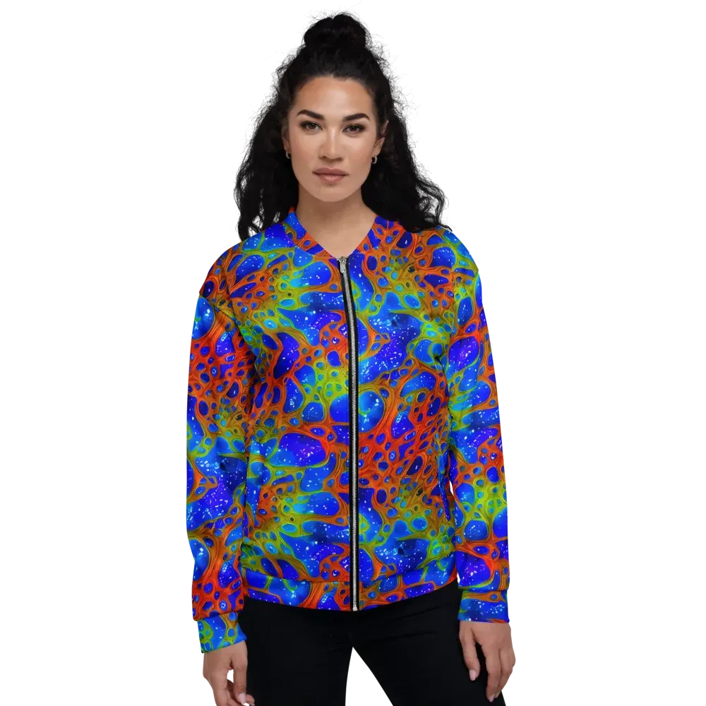 Electric Microcosm on Bomber Jacket — Front