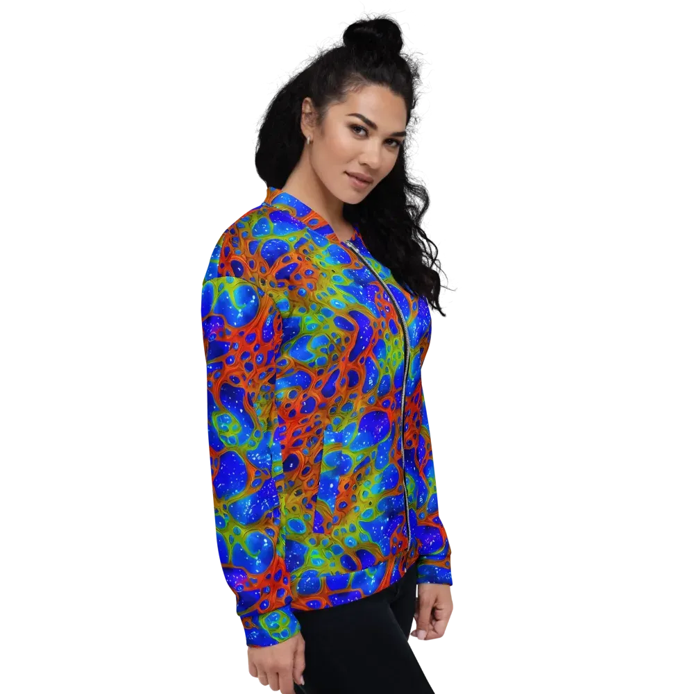 Electric Microcosm on Bomber Jacket — Right