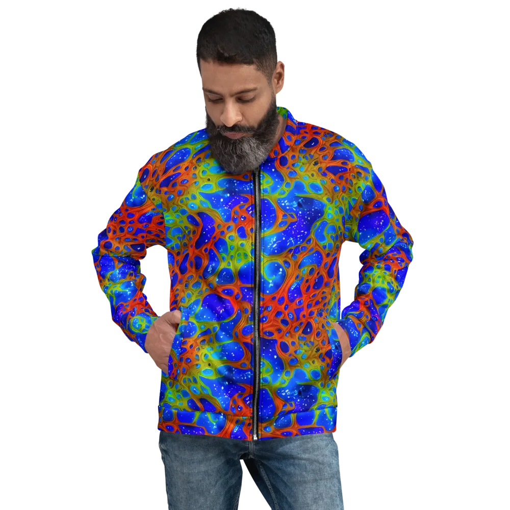 Electric Microcosm on Bomber Jacket — Front
