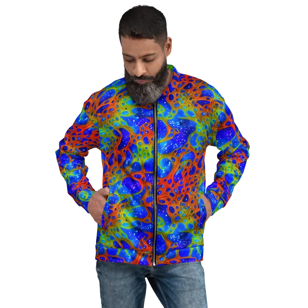 Electric Microcosm on Bomber Jacket — Front