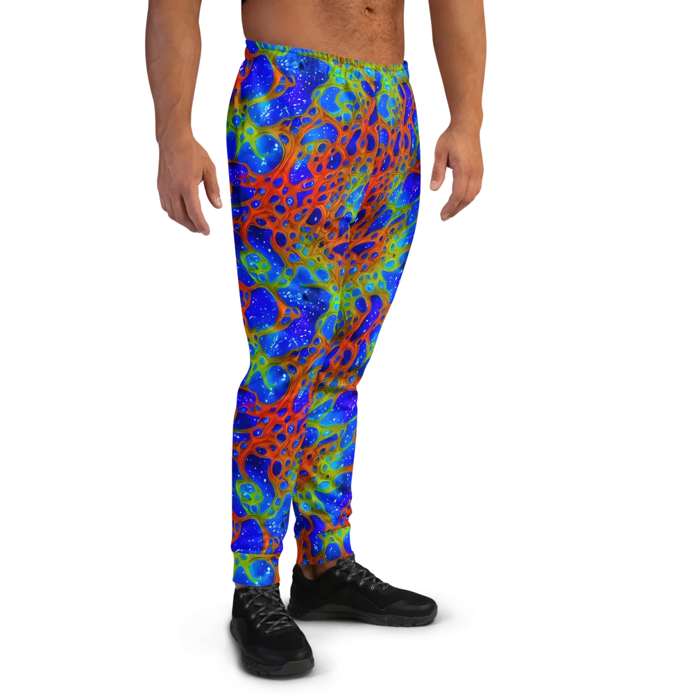 Electric Microcosm on Men's Joggers — Right