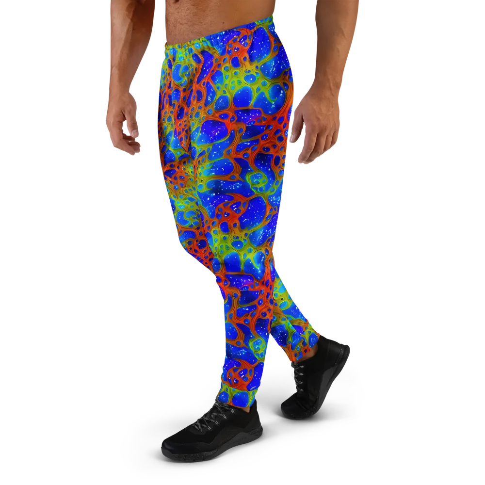 Electric Microcosm on Men's Joggers — Left