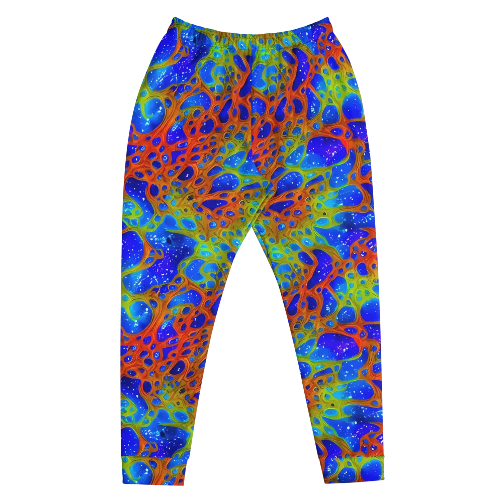 Electric Microcosm on Men's Joggers — Front
