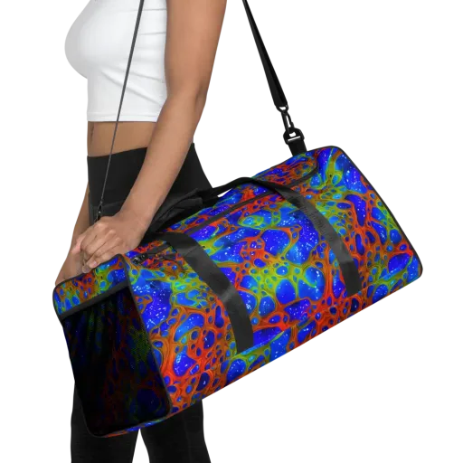 Electric Microcosm on a Duffle Bag