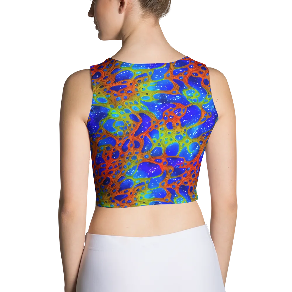 Electric Microcosm on Crop Top — Back