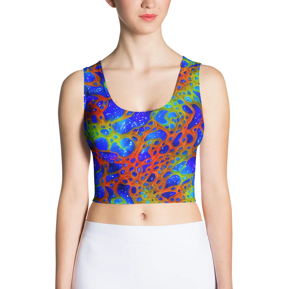Electric Microcosm on Crop Top — Front