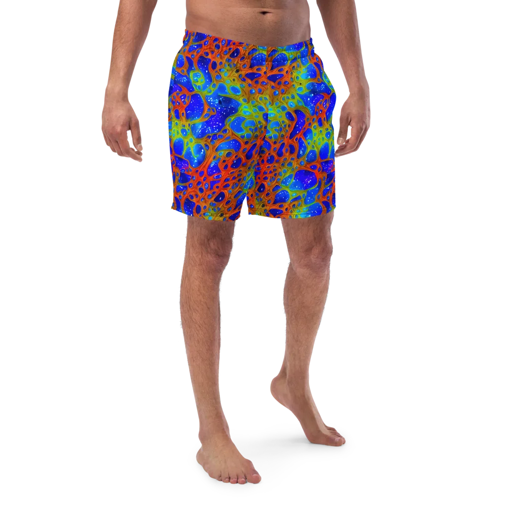 Electric Microcosm on Swim Trunks — Front