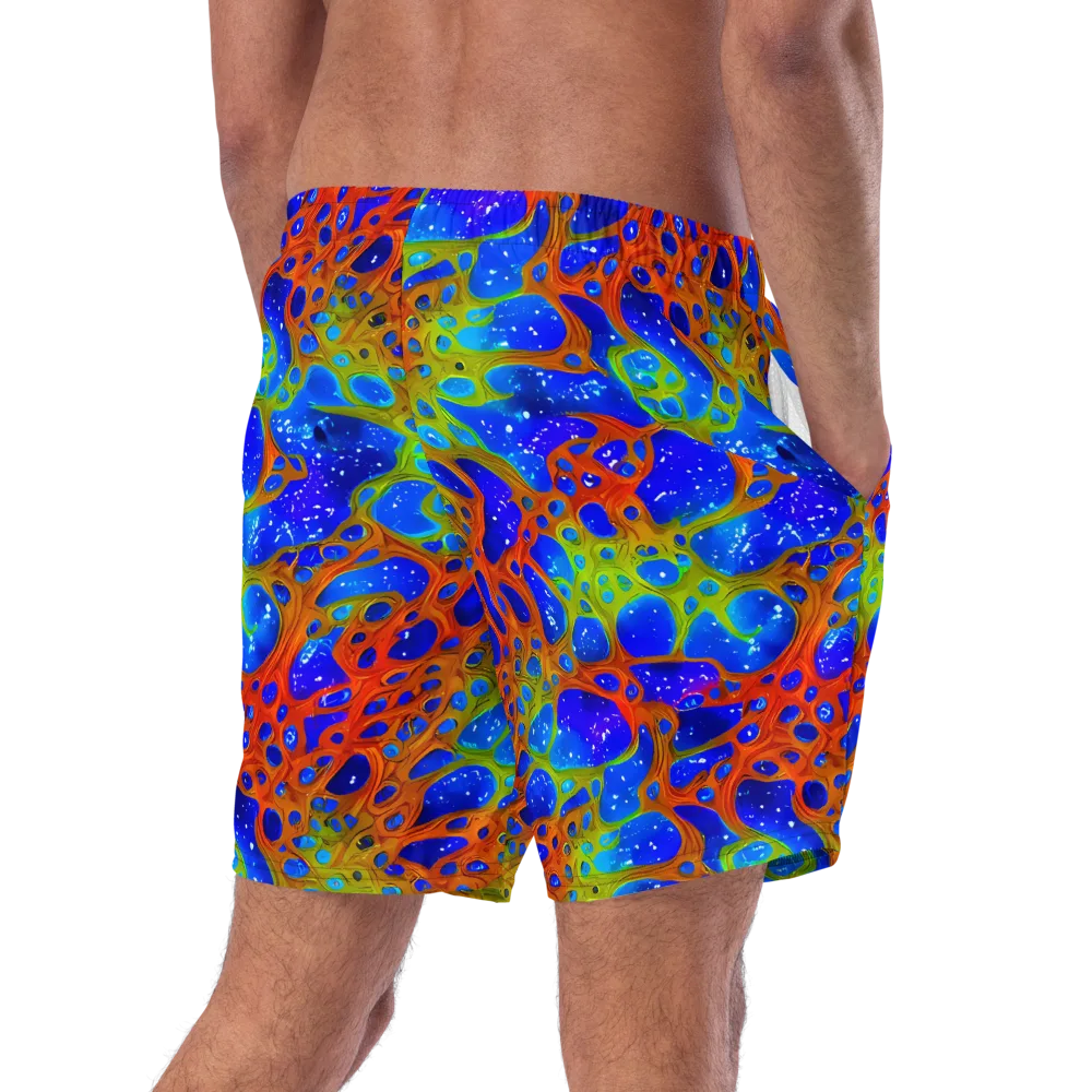 Electric Microcosm on Swim Trunks — Right Back