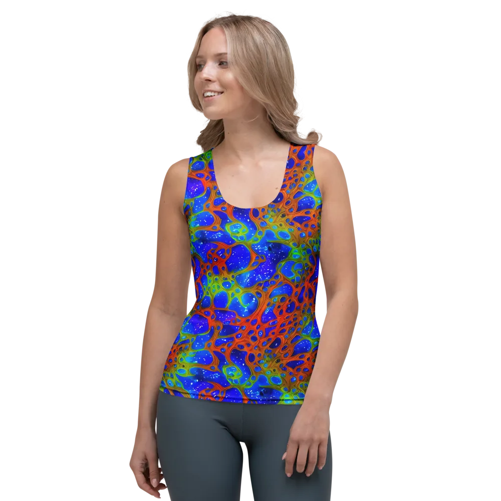Electric Microcosm on Women's Tank Top — Front