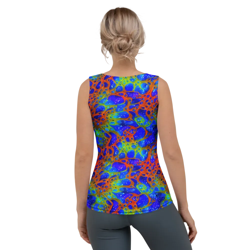 Electric Microcosm on Women's Tank Top — Back