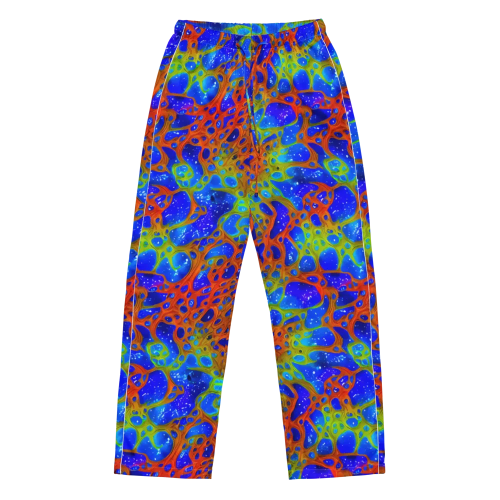 Electric Microcosm on Women's Pajama Pants — Front