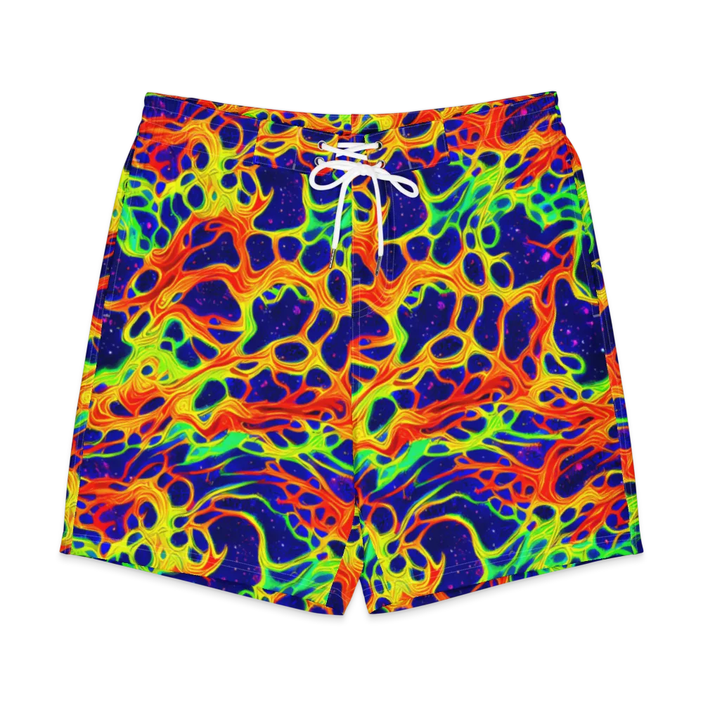 Radiant Organism on Men's Board Shorts — Front