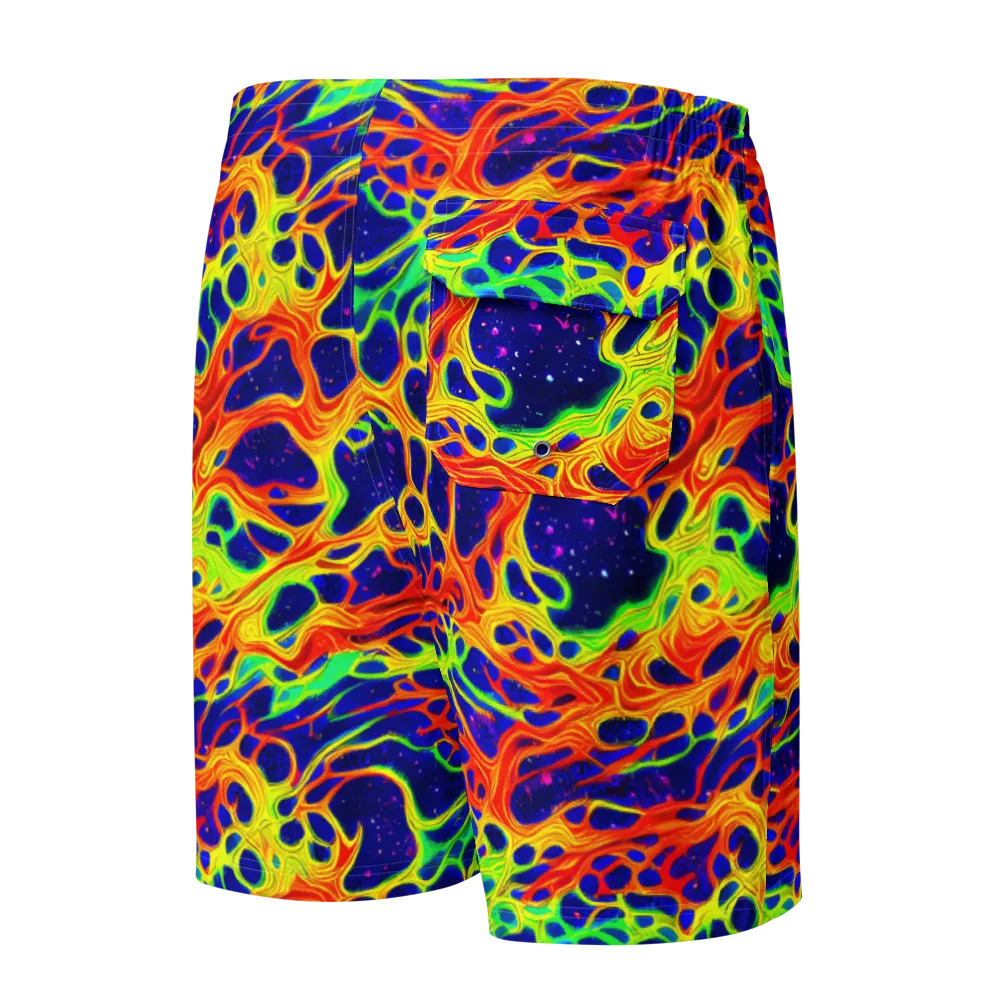 Radiant Organism on Men's Board Shorts — Back