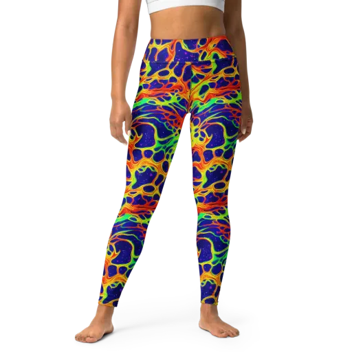 Radiant Organism on a Yoga Leggings