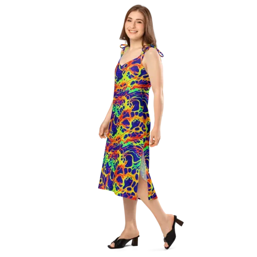 Radiant Organism on a Slip Dress