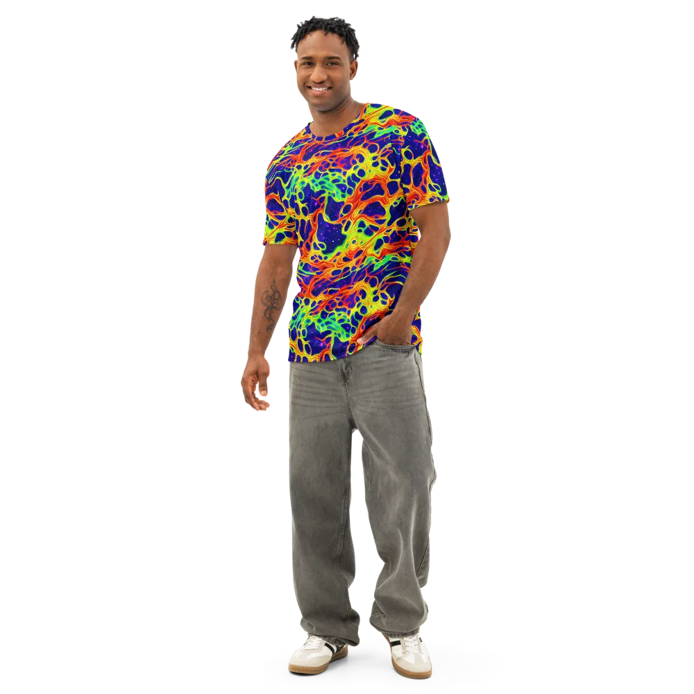 Radiant Organism on Men's Cotton Crew Neck T-Shirt — Front