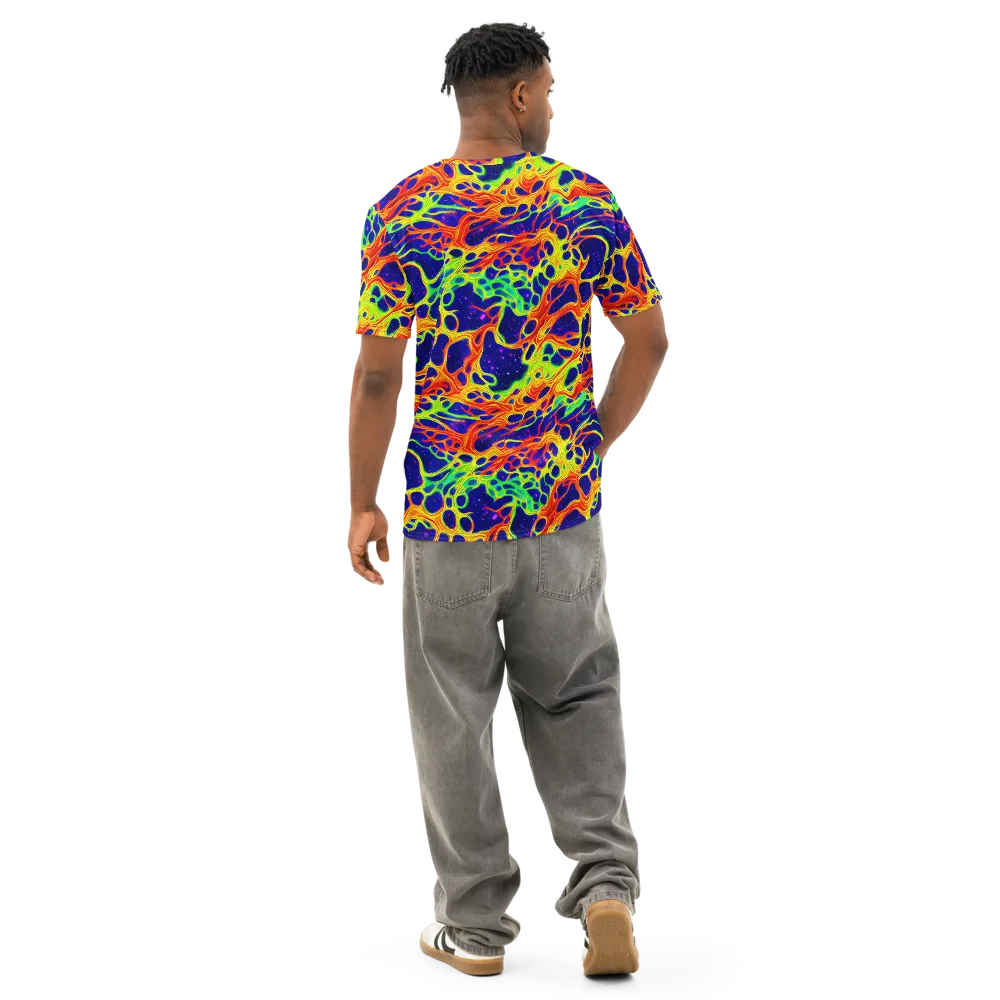 Radiant Organism on Men's Cotton Crew Neck T-Shirt — Back
