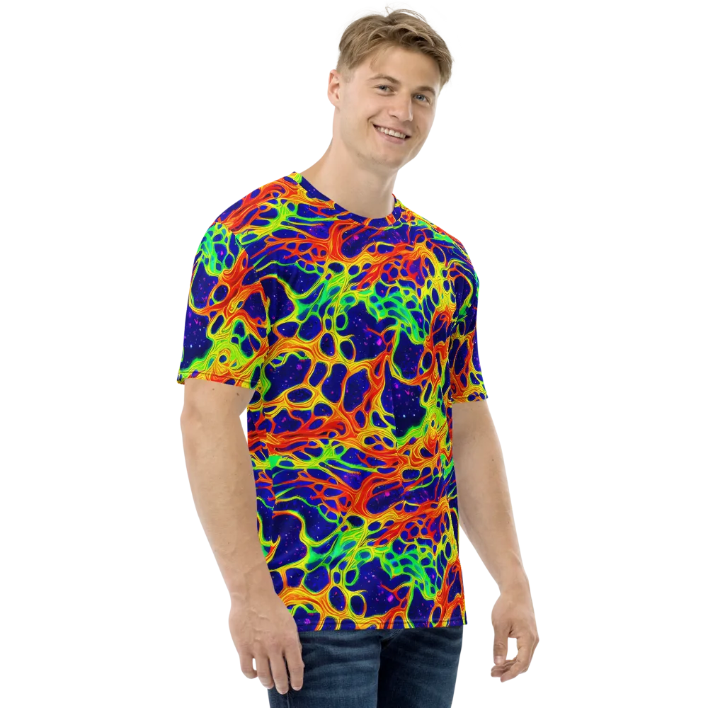 Radiant Organism on Men's Crew Neck T-Shirt — Right