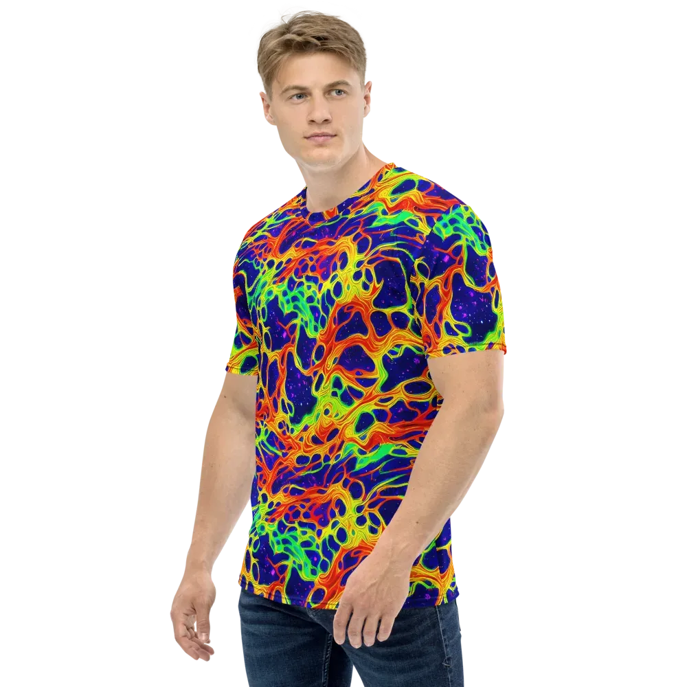 Radiant Organism on Men's Crew Neck T-Shirt — Left