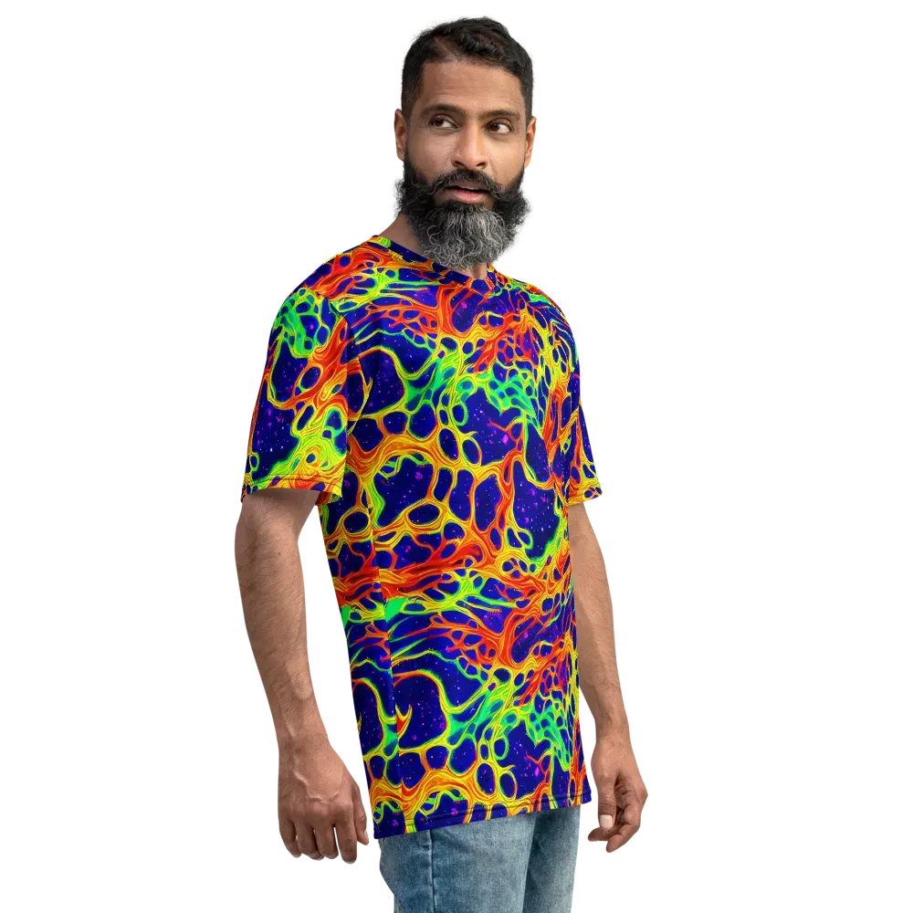 Radiant Organism on Men's Crew Neck T-Shirt — Right