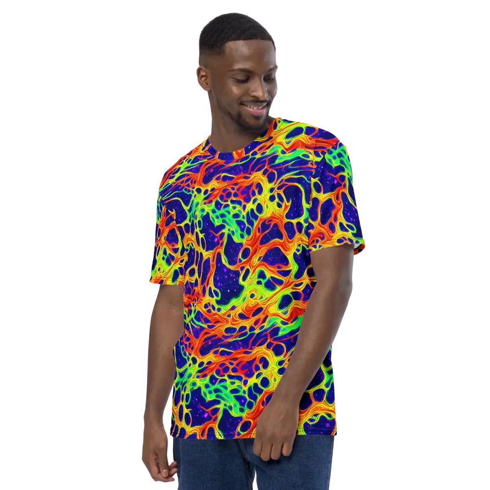 Radiant Organism on Men's Crew Neck T-Shirt — Left