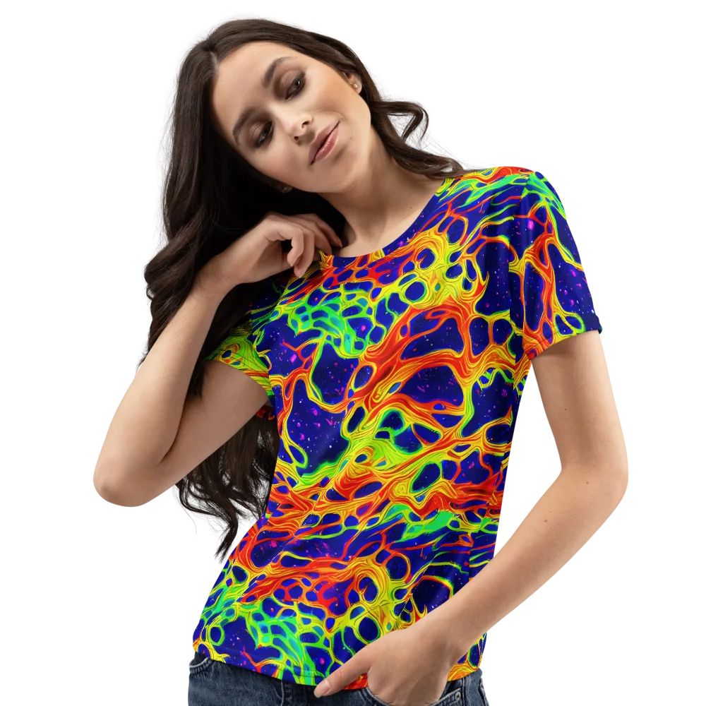 Radiant Organism on Women's Crew Neck T-Shirt — Left Front