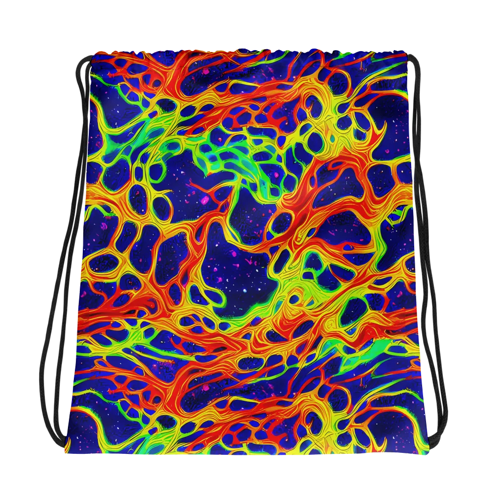 Radiant Organism on Drawstring Bag — Photo