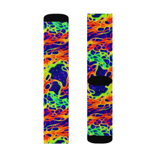 Radiant Organism on a Socks