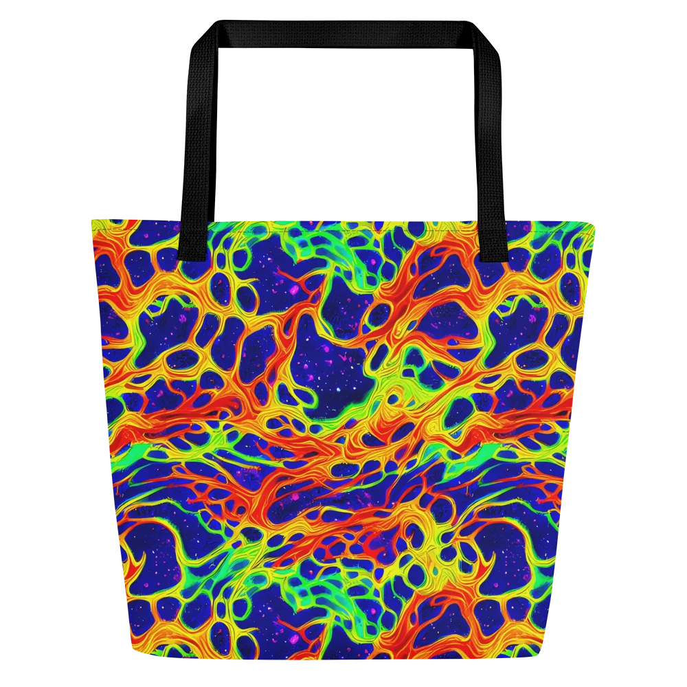 Radiant Organism on Large Tote Bag W/ Pocket — Front