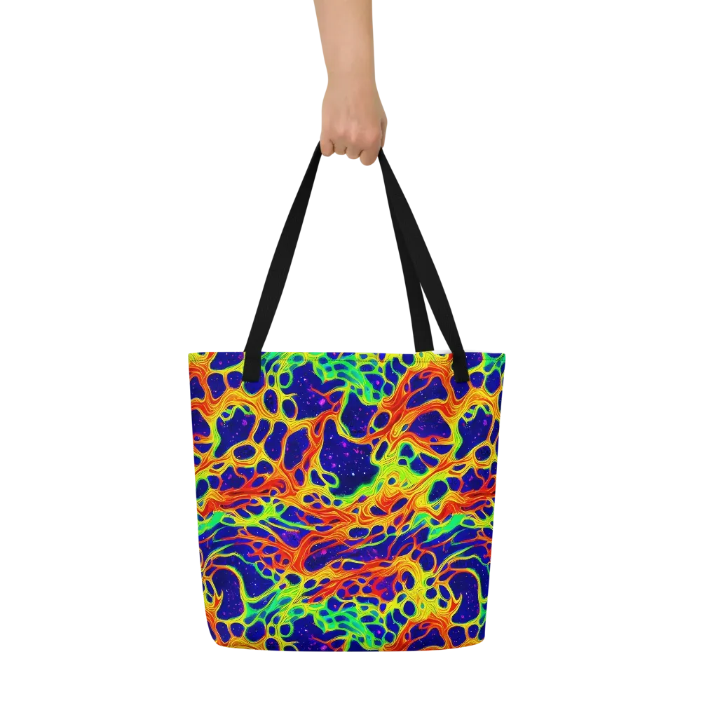 Radiant Organism on Large Tote Bag W/ Pocket — Front