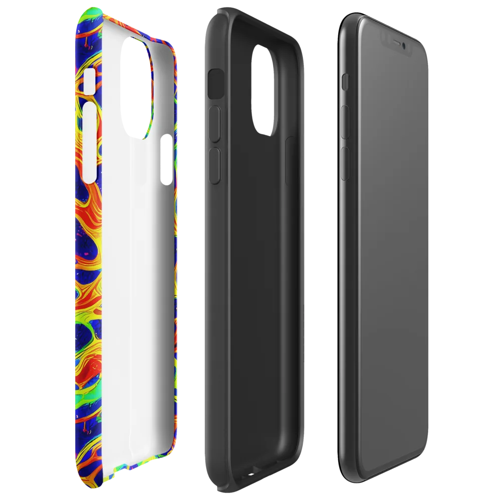 Radiant Organism on Tough Case for iPhone® — Right