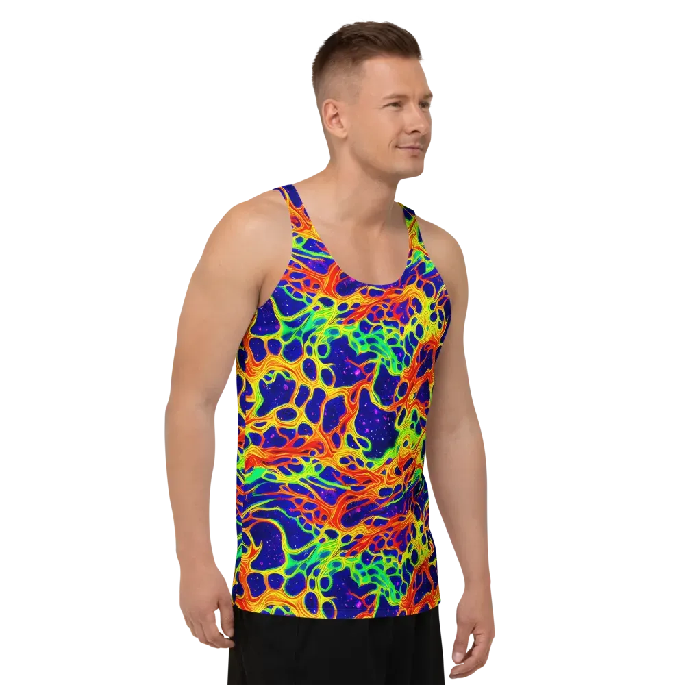 Radiant Organism on Men's Tank Top — Right Front