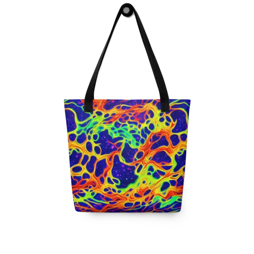 Radiant Organism on a Tote Bag