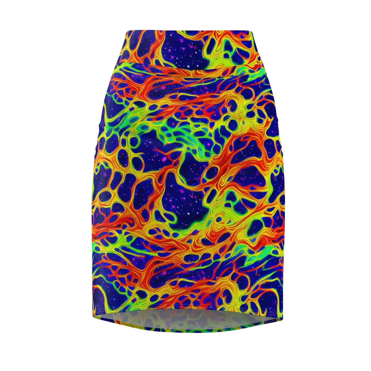 Radiant Organism on Pencil Skirt — Front
