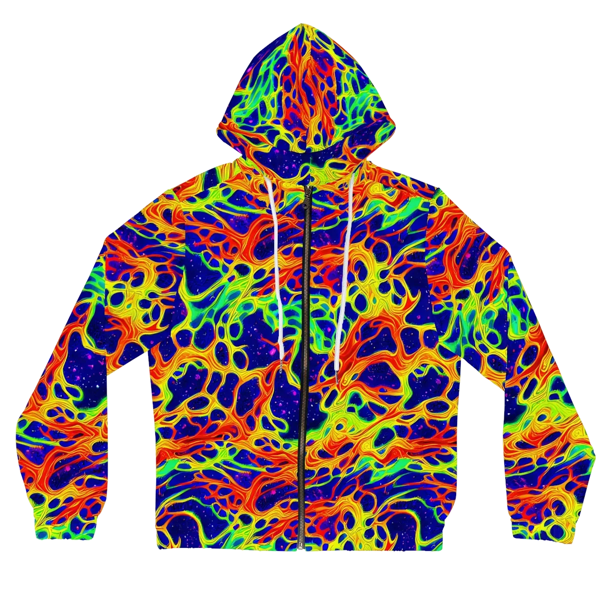 Radiant Organism on Women's Full-Zip Hoodie — Front