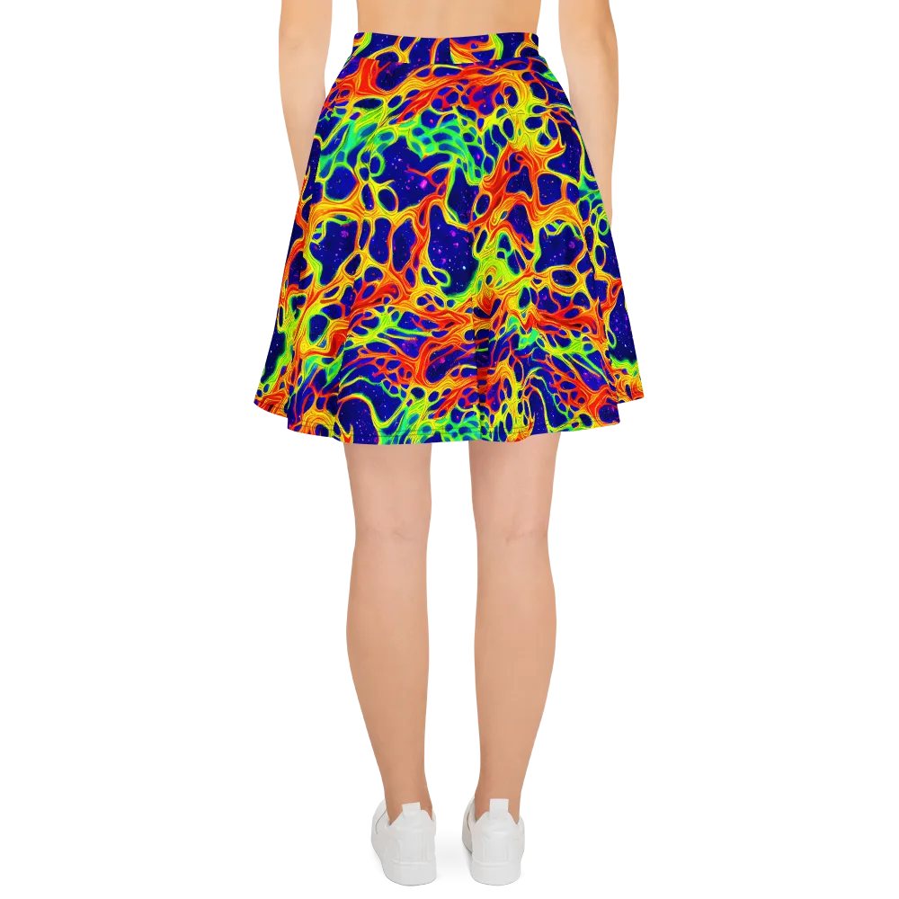Radiant Organism on Skater Skirt — Back